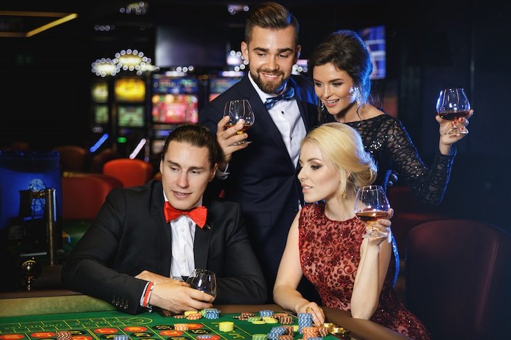 Tampilan layar permainan baccarat live di meja Ocean King edatoto